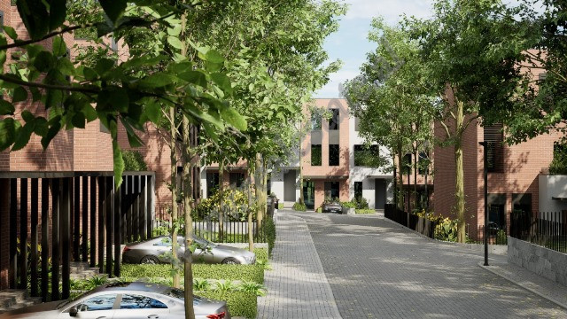 
A villa for sale on the Villa Road in Tirana, located in a new complex still under construction, e